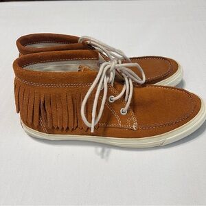 Converse Rare Suede Leather Moccasins Brown size 6 EU 37